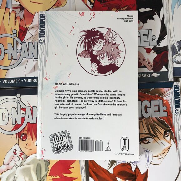 DNAngel Vol 1-11 Manga English Yukiru Sugisaki Tokyopop Trade Paperback - Picture 8 of 8